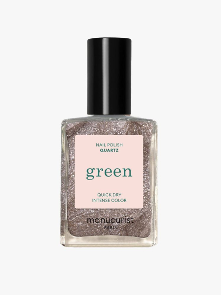 Manucurist Green Natural Nail Polish in Quartz in bottle